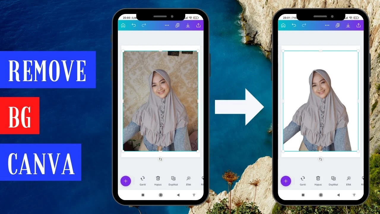 Cara Menghilangkan Background di Canva