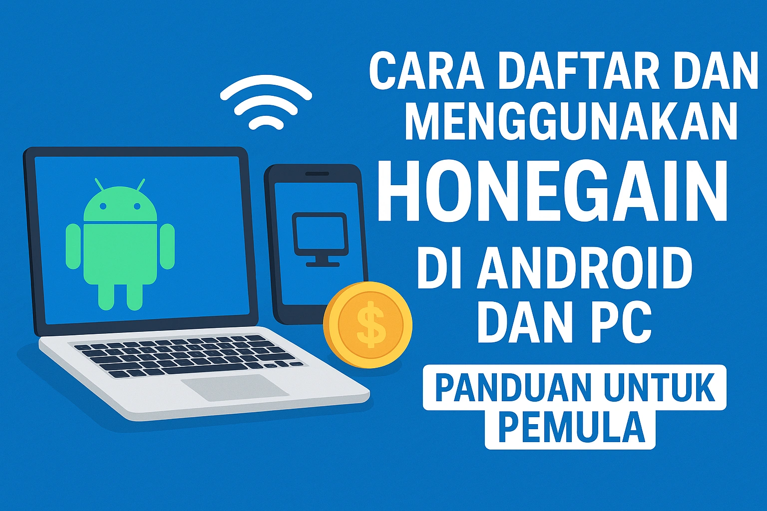 Cara Daftar dan Menggunakan Honeygain di Android dan PC untuk Pemula