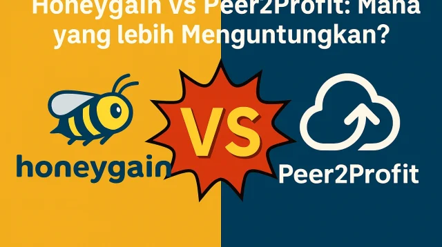 Honeygain vs Peer2Profit Mana yang Lebih Menguntungkan