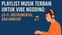 playlist musik terbaik untuk vibe ngoding lo-fi instrumental ambient